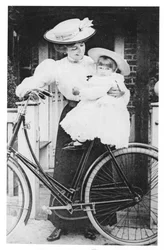 Mother and Child on a Bicycle